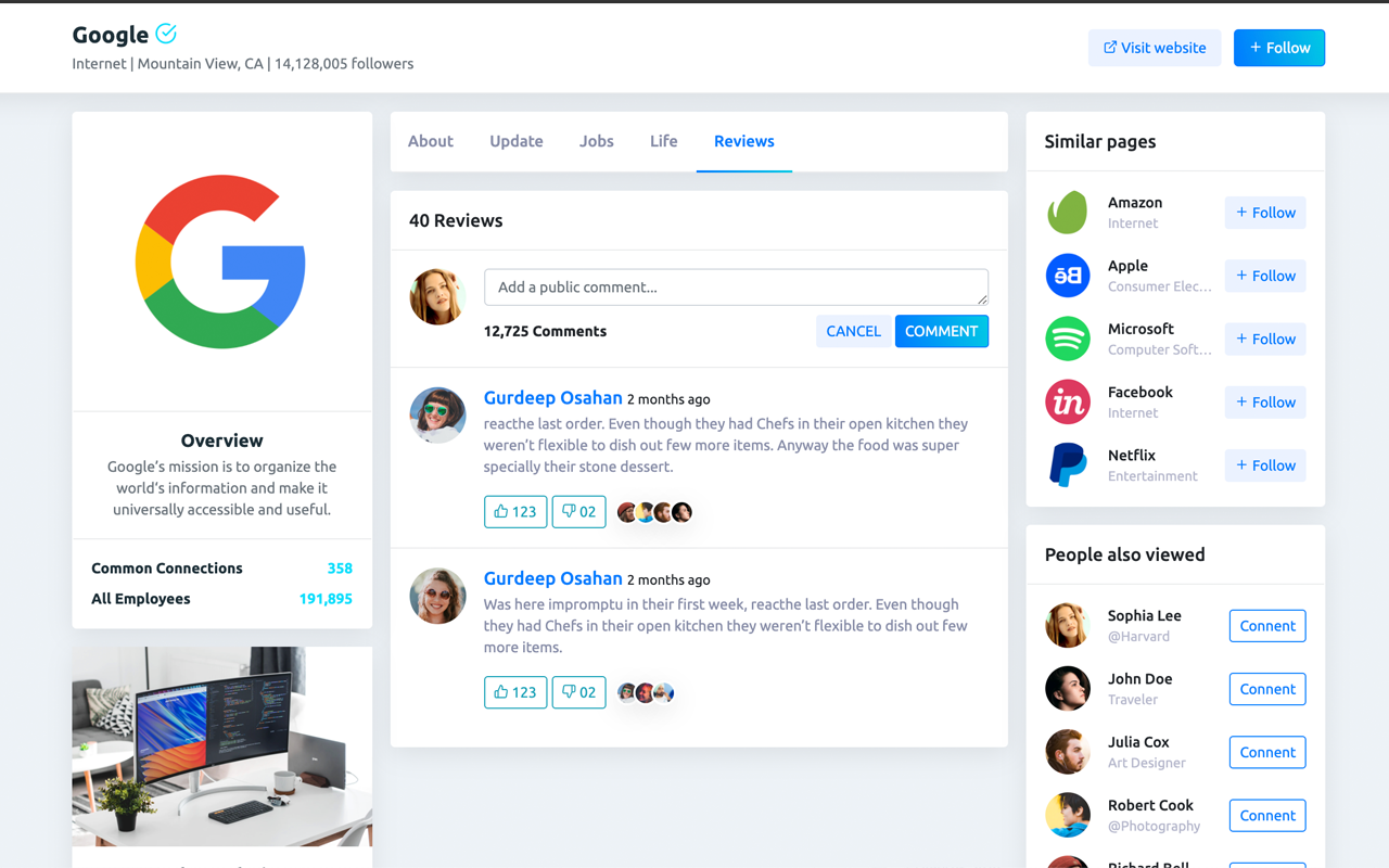 Osahanin Job Portal & Social Network HTML Template